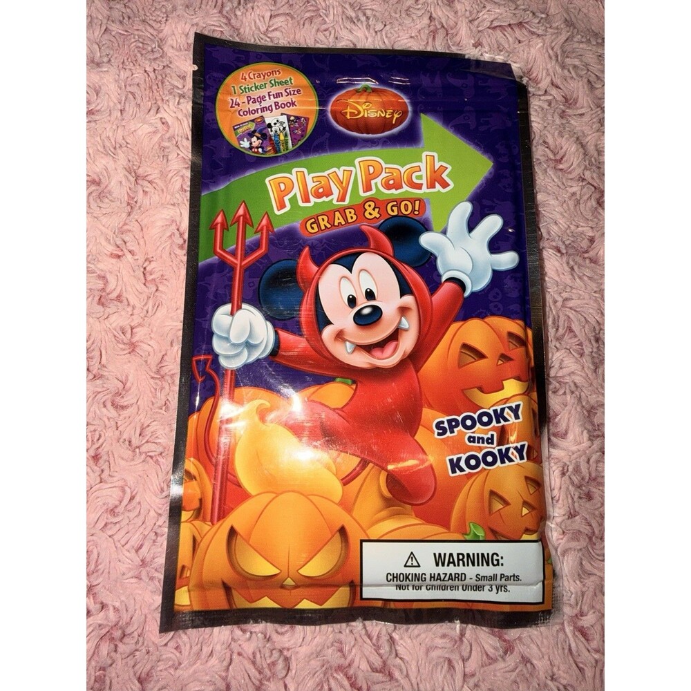Disney Mickey & Friends Grab & Go Play Pack Party Favor Halloween Fun Spooky